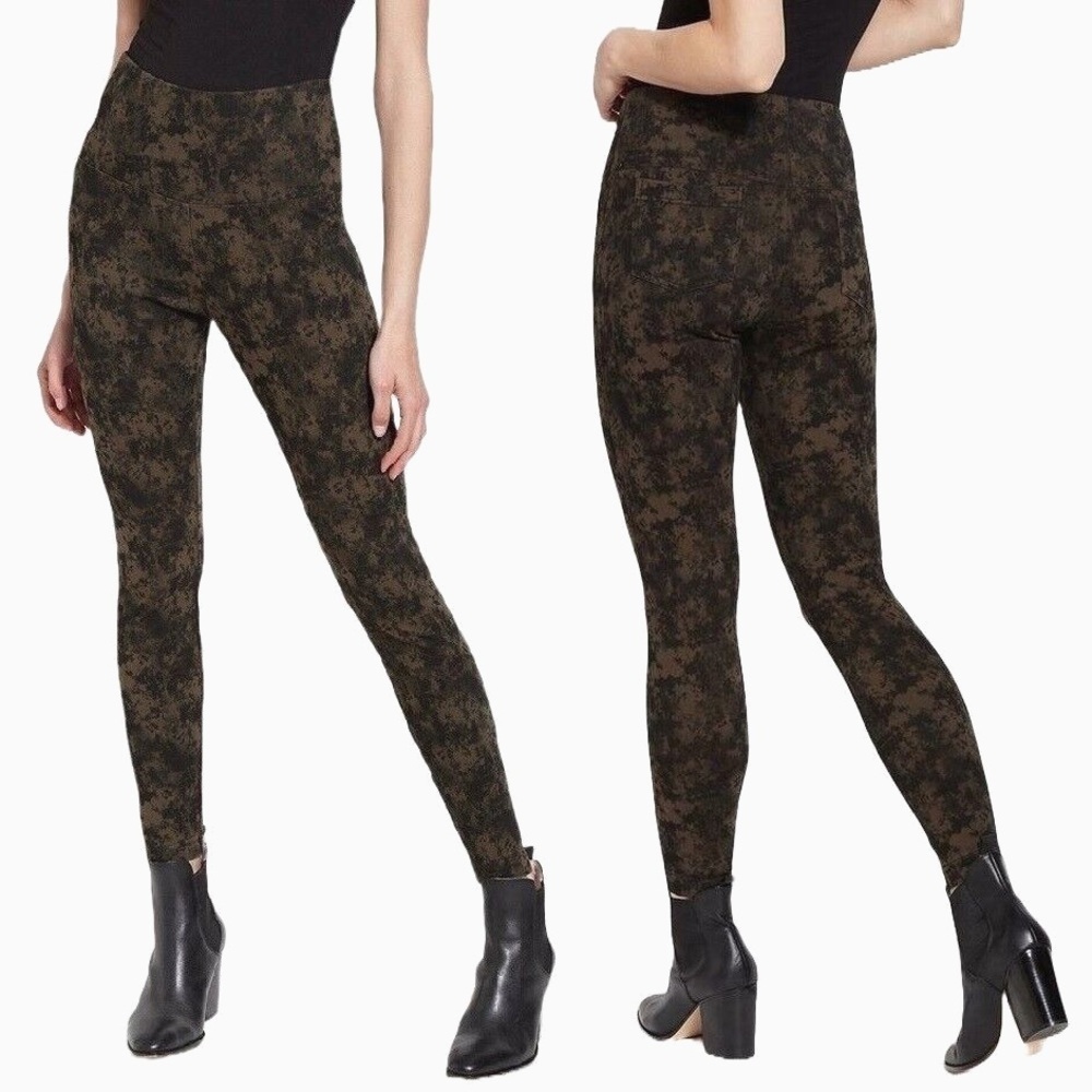Lysse New York Camouflage Leggings Toothpick Pants w/‎ tummy support Sz-S. T10